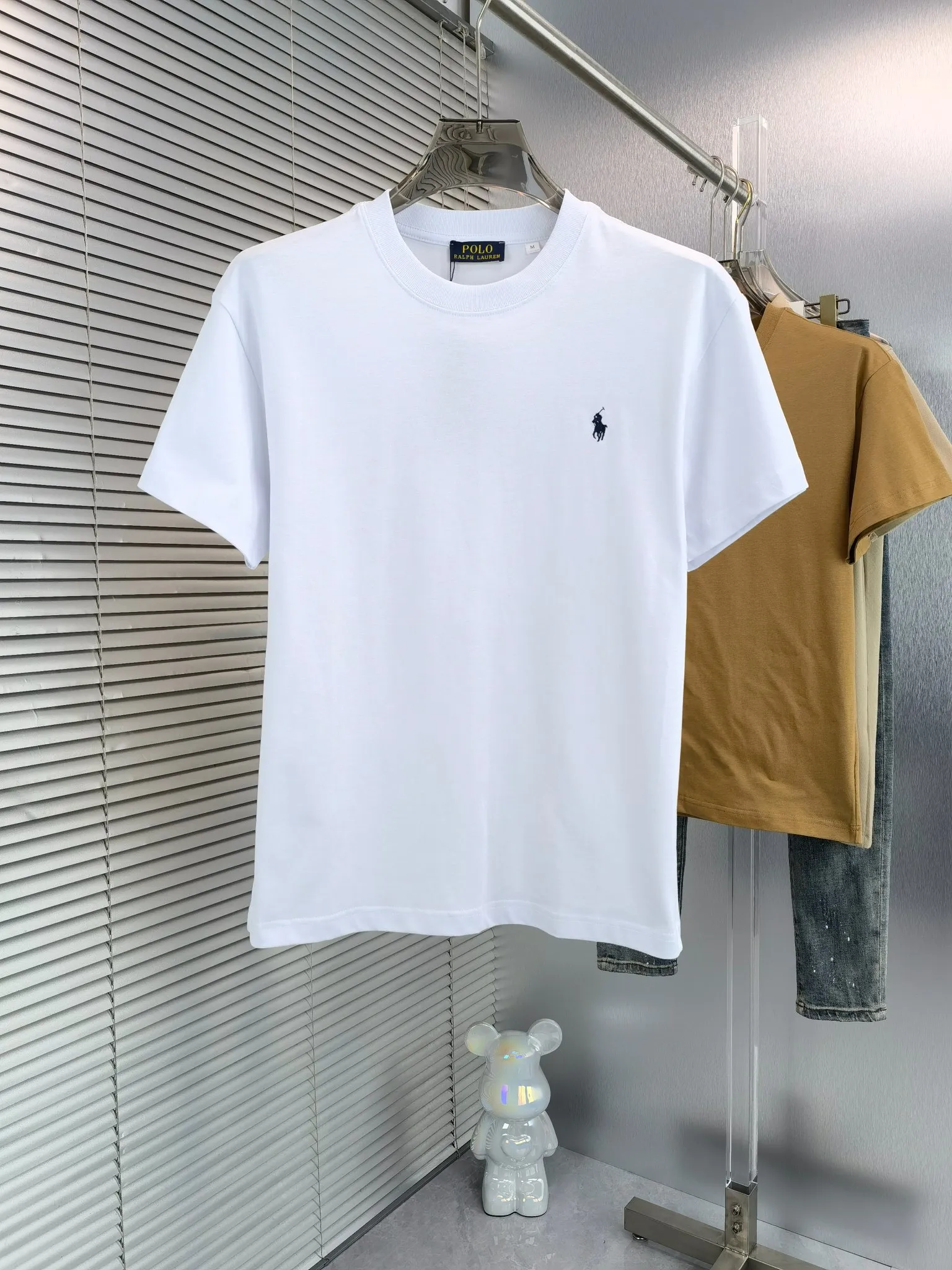 P170 🌸🌸🌸 Ralph Lauren Polo (available all year round) short-sleeved T-shirt 280g, couples style, same style for men and women. Made of imported custom dyed fabric, fashionable yet luxurious. The quality is unquestionable. The upper body effect is great💂🏿 The single product is very unique. Color: Picture color (7 colors) Size: M ~ 2xL